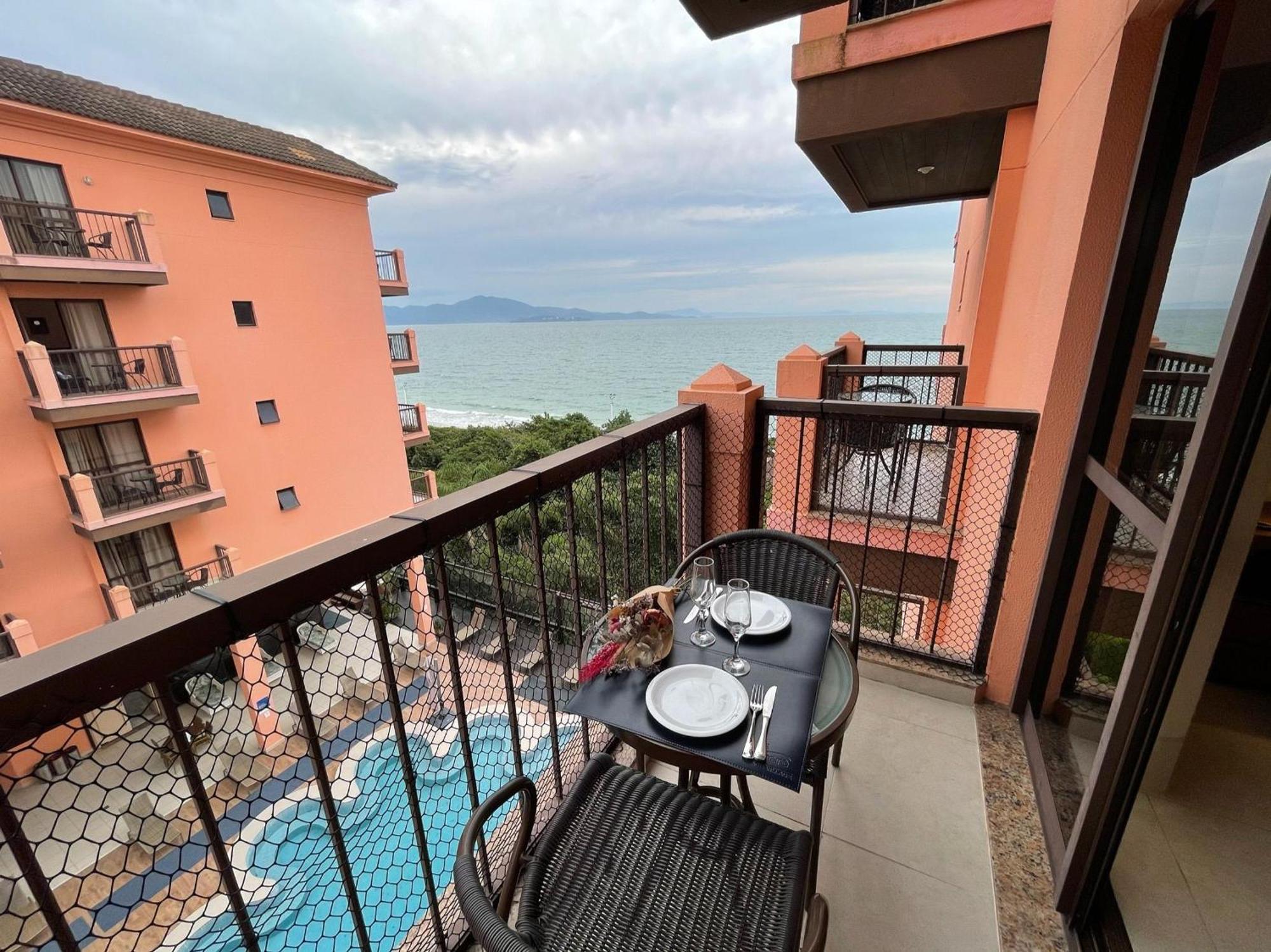 Resort pé na areia - Studios direto com proprietário JBVJR Florianopolis Exterior foto